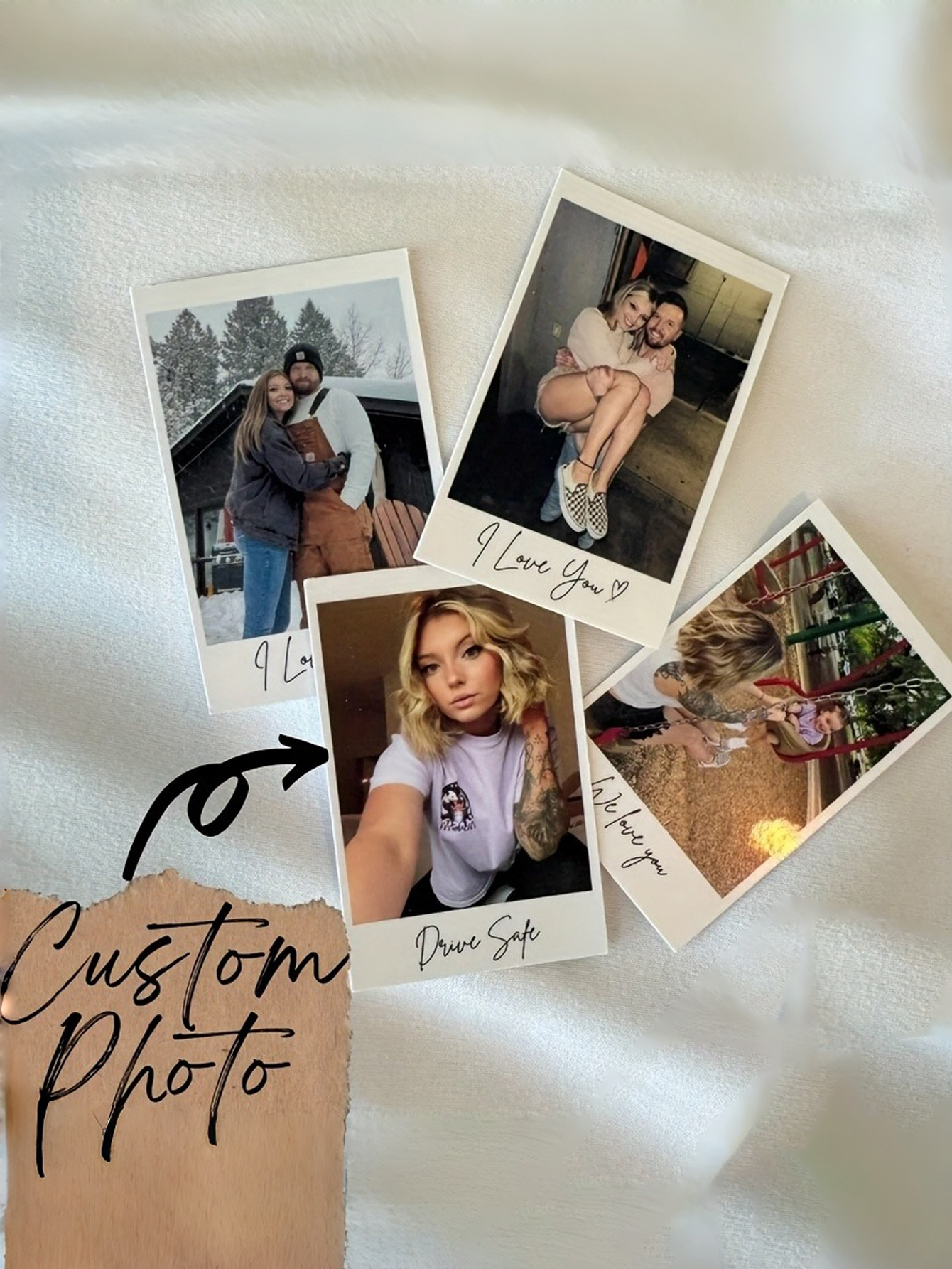 Customized Photos - Personalized mini prints on premium paper, Unique home decor and memory displays, Photo keepsake cards, DIY customizable commemorative gifts